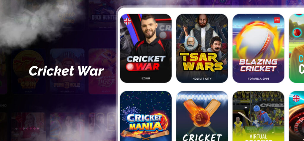 cricket war games at 1win armenia casino